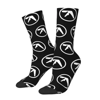 Забавни Чорапи-Близнаци Aphex, Мъжки И Дамски Чорапи С 3D принтиране, Изпълнител на Електронна Музика, Продуцент, Спортни и Футболни Чорапи