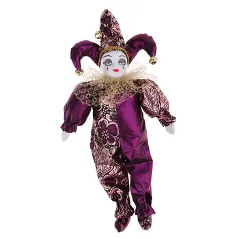 30 СМ Италианска Кукла Порцеланови Фигурки Клоун Artware, Подходящи за Подарък за Св. Валентин, за Украса на Дисплея Украса