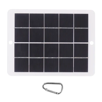 3 W 5 В USB Соларен Панел за Мобилен Телефон Слънчево Зарядно Генератор Power Bank Външно Слънчево Зарядно iPad Инструменти за областите Зареждане