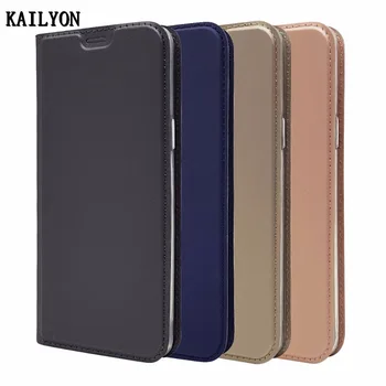 KAILYON 4 цвята Нов Луксозен Кожен Калъф-портфейл За Samsung Galaxy Feel SC-04J Калъф Луксозен Флип Калъф От Изкуствена Кожа За Телефон Делото Калъф