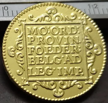 1729 Холандската Република (Холандия) 1 Дукаат Златна Копие на Рядка монета