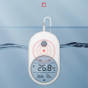3 в 1 Електронен Аквариумный Термометър за Вода, Влагомер, LCD дисплей, Цифров Инструмент За Измерване на Температурата на Водата от Сондата за Аквариум