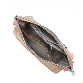 Сандали от волска кожа, Модерна чанта-месинджър с веригата, Дамска чанта на рамото от естествена кожа, дамски чанта през рамо, T121