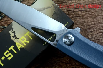Y-START Сгъваем Нож D2 Острието Керамични Лагери за Миене G10 Дръжка EDC Подарък Ловни Улични Ножове LK5031