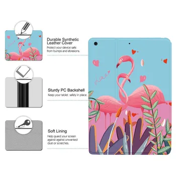 Нов калъф за таблет Apple iPad 10th 9th /Air 5 4 3 2 / iPad 2 3 4 5-ти 6-ти 7-ми 8-та / Pro 11 10,5 9,7 / Mini 4 5 Кожена серия Flamingo