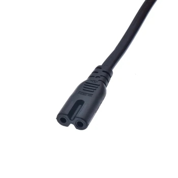 Удлинительный захранващия кабел от C18 до C7, кабел-захранващ адаптер IEC 320 от C7 до C18 за UPS PDU, 2-пинов кабел от C14 до C7 130 см