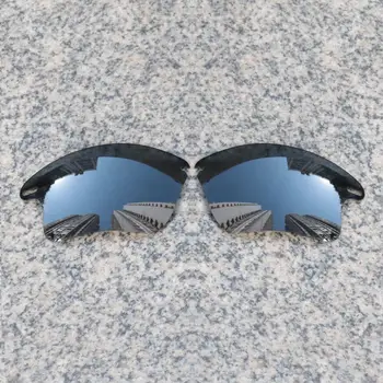 Продажбите на едро E. O. S Поляризирани Подобрени Сменяеми Лещи за слънчеви очила Oakley Fast Яке XL - Черно Хромированное Поляризованное огледало
