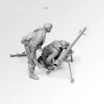 1/35 модел смола в Афганистан антиамериканский партизански капитан противотанково гранатомет смола 2 войник безплатна доставка
