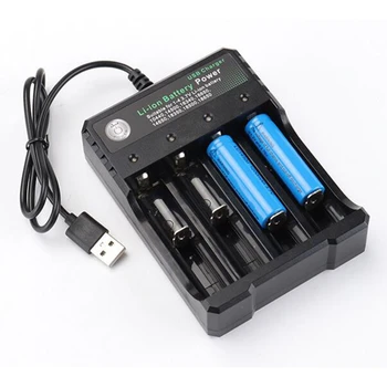Нов 4.2 18650 и Зарядно Устройство за Литиево-Йонна батерия USB Дискове за Зареждане на Преносими Електронни 18650 18500 16340 14500 26650 Зарядно Устройство