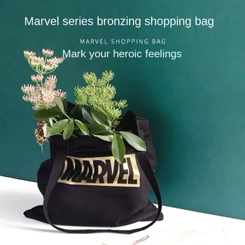 Disney Marvel 2022 Новата Модерна Дамска чанта, Ежедневни Дамски чанта През рамо, по-Голямата Голям Екологично Чиста Холщовая чанта